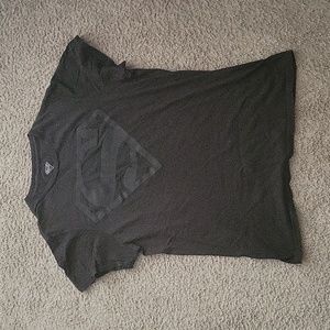 Superman Blk Small Tshirt